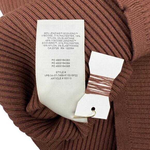 Aritzia Wilfred Reso Brown Mini Skirt Size Small - Picture 6 of 6